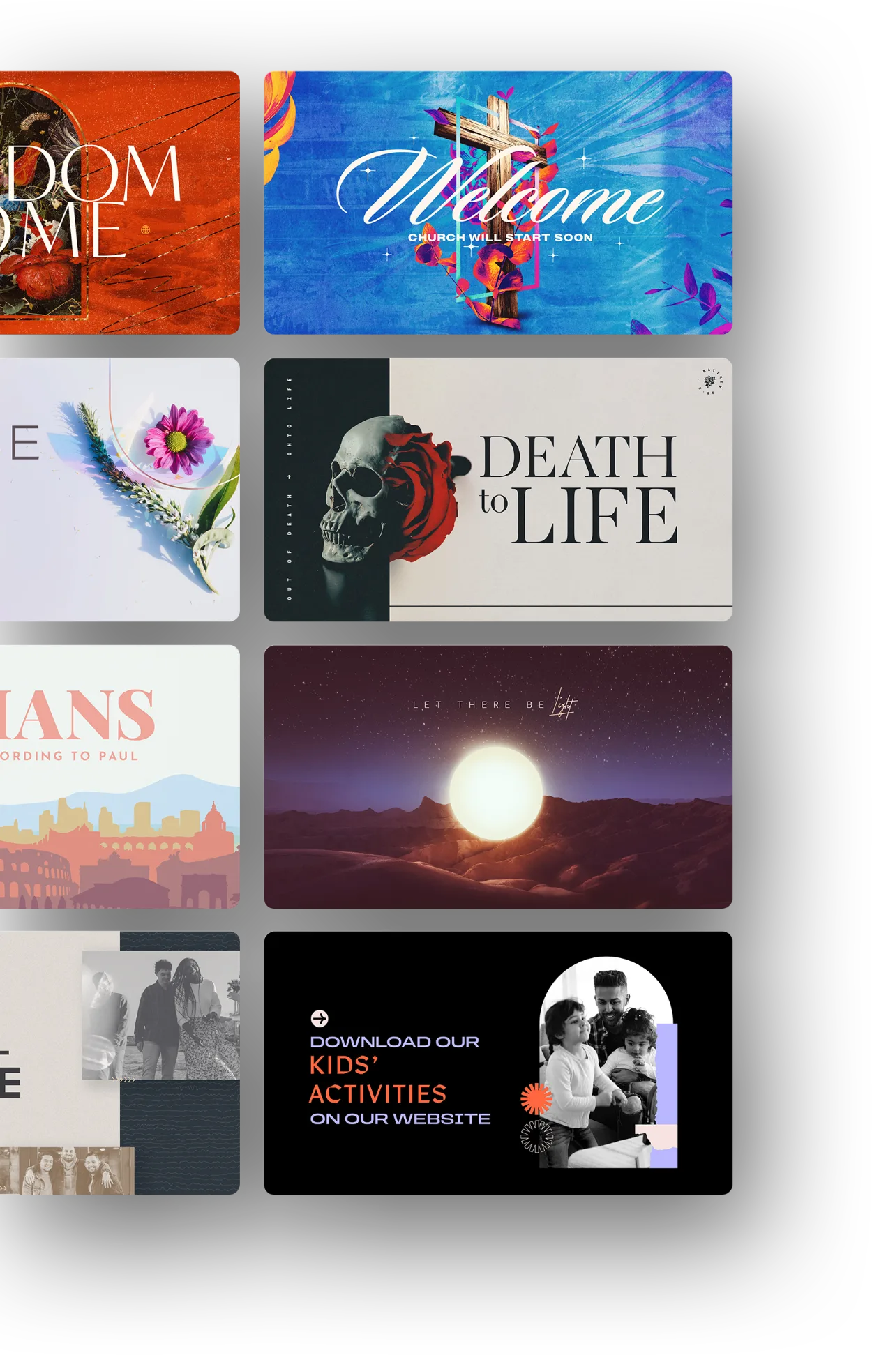 Sermon Series and Screen Graphics
